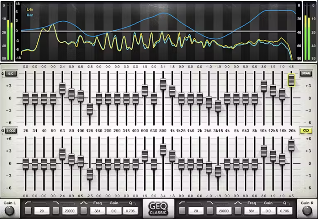 Waves GEQ Graphic Equalizer